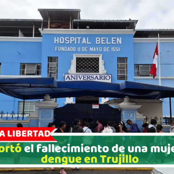Se reportó el fallecimiento de una mujer por el dengue en Trujillo