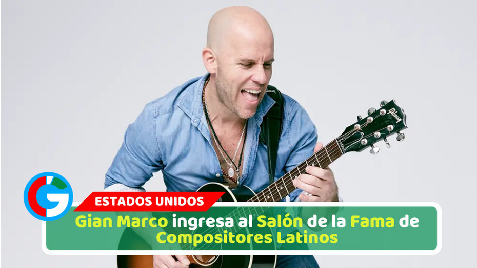 Gian Marco ingresa al Salón de la Fama de Compositores Latinos