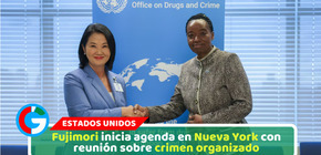 Fujimori inicia agenda en Nueva York con reunión sobre crimen organizado