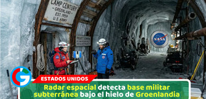 Radar espacial detecta base militar subterránea bajo el hielo de Groenlandia