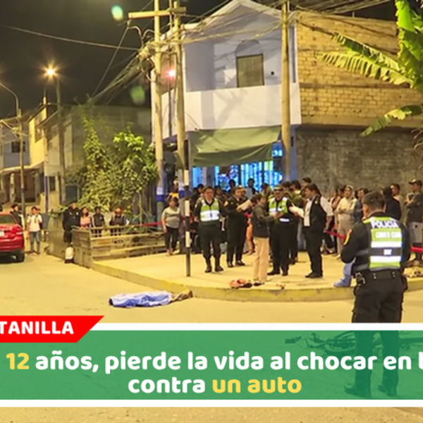 Niño de 12 años, pierde la vida al chocar en bicicleta contra un auto