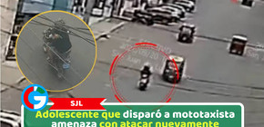Adolescente que disparó a mototaxista amenaza con atacar nuevamente