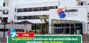Supervisión continua en universidades aprobada por Sunedu