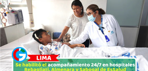 Se habilitó el acompañamiento 24/7 en hospitales Rebagliati, Almenara y Sabogal de EsSalud