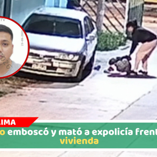 Sicario emboscó y mató a expolicía frente a su vivienda