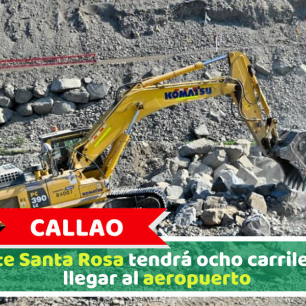 Callao: Puente Santa Rosa tendrá ocho carriles para llegar al aeropuerto