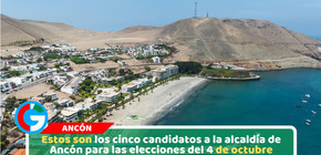 Estos son los cinco candidatos a la alcaldía de Ancón para las elecciones del 4 de octubre
