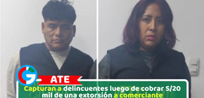 Capturan a delincuentes luego de cobrar S/20 mil de una extorsión a comerciante