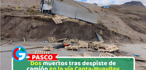 Dos muertos tras despiste de camión en la vía Canta-Huayllay