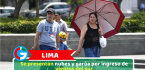 Lima: Se presentan nubes y garúa por ingreso de vientos del sur