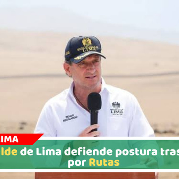 Alcalde de Lima defiende postura tras fallo por Rutas de Lima