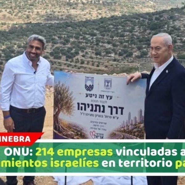 ONU: 214 empresas vinculadas a asentamientos israelíes en territorio palestino