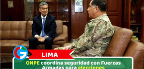 Lima: ONPE coordina seguridad con Fuerzas Armadas para elecciones