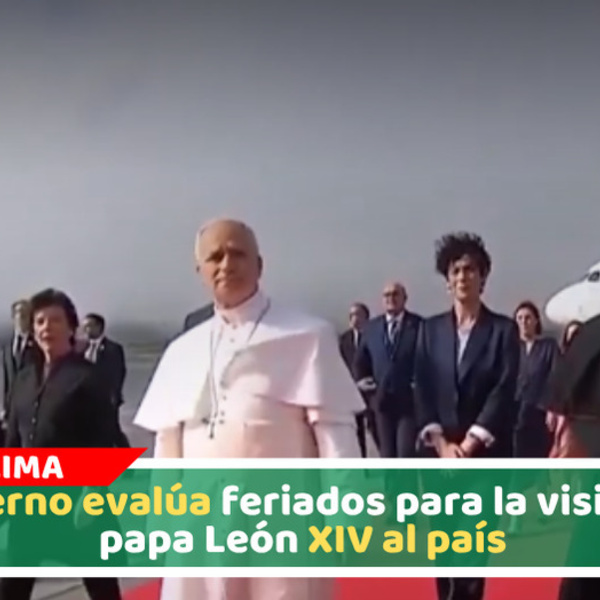 Gobierno evalúa feriados para la visita del papa León XIV al país