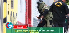 Callao: Sujetos dejan explosivos en una vivienda del Callao