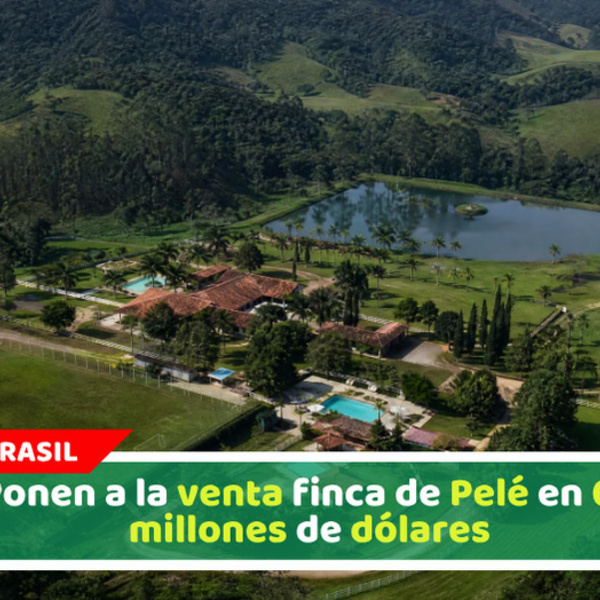 Ponen a la venta finca de Pelé en 6,1 millones de dólares