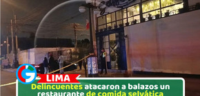 Delincuentes atacaron a balazos un restaurante de comida selvática
