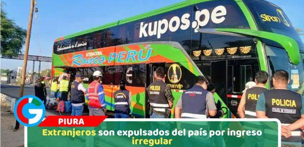 Extranjeros son expulsados del país por ingreso irregular