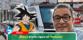 Goku y el tren Ligero se "fusionan"