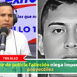 Trujillo: Padre de policía fallecido niega impacto de proyectiles