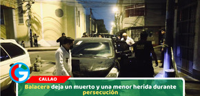 Balacera deja un muerto y una menor herida durante persecución