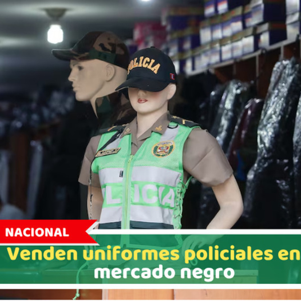 Nacional: Venden uniformes policiales en el mercado negro