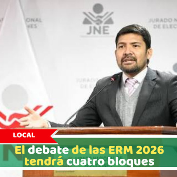 Local: El debate de las ERM 2026 tendrá cuatro bloques