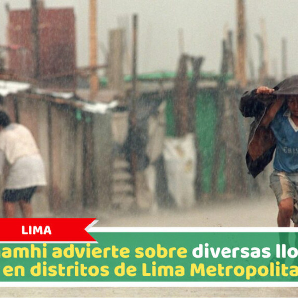 Lima: Senamhi advierte sobre diversas lloviznas en distritos de Lima Metropolitana