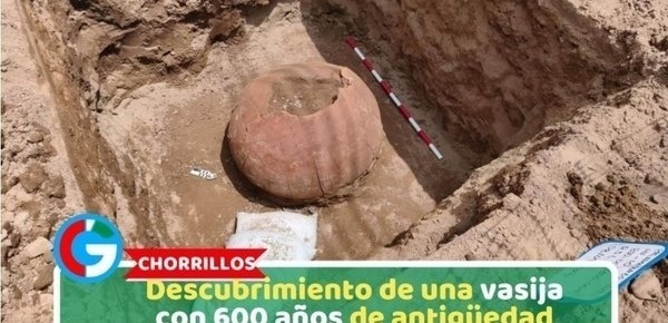 Chorrillos: Descubrimiento de una vasija con 600 años de antigüedad
