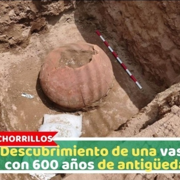 Chorrillos: Descubrimiento de una vasija con 600 años de antigüedad